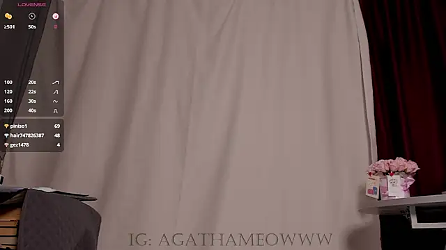 AgathaMeow Adlı Modelin Web Kamerası Şovu