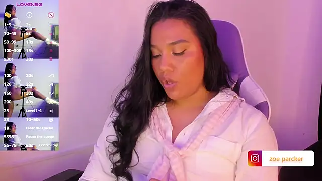 Chat +18 de ZoeParcker ao vivo