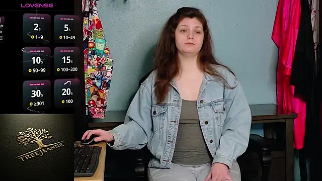 TreeJeanne Live XXX-chat