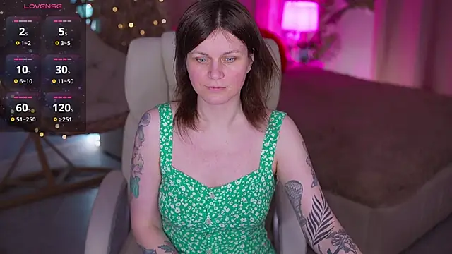 Show modela TinaMelt na web-kameri