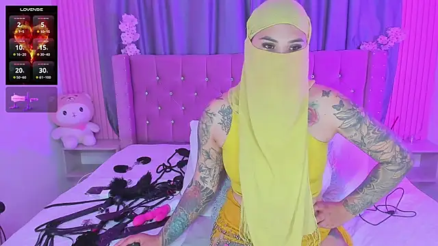 Show webcam de Nayla-Mouna