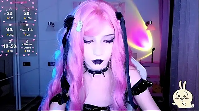 GothicLali élő XXX-chatje