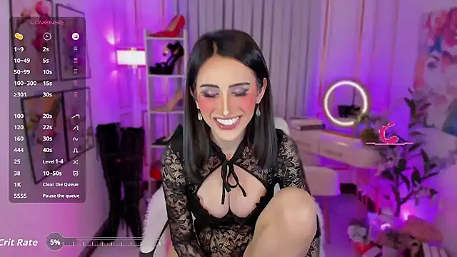 Show modela Goddessofchaosx na web-kameri