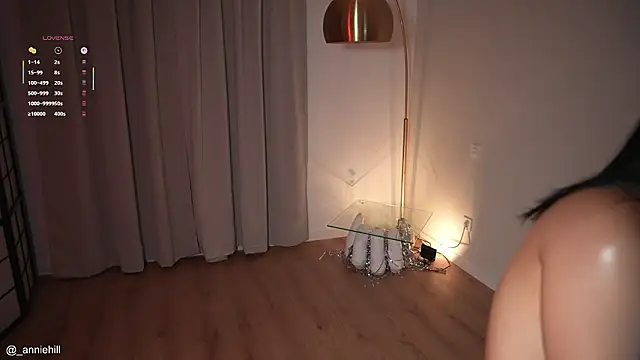 anniehillofficialのウェブカメラショー