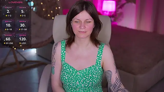 Show modela TinaMelt na web-kameri