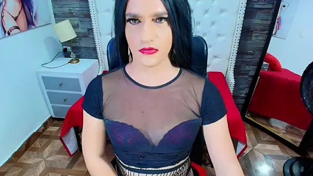 Show de TRINY_TS na webcam