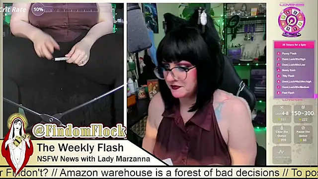 Show de LadyMarzanna na webcam