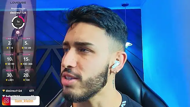 Liam_Kleiin élő XXX-chatje