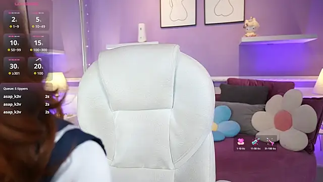 Chat +18 de DahliaGrey ao vivo