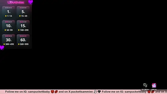 Chat XXX en directo de Sampuckettbaby