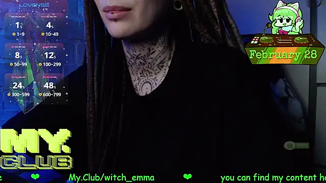 XXX chat uživo modela Witch_Emma