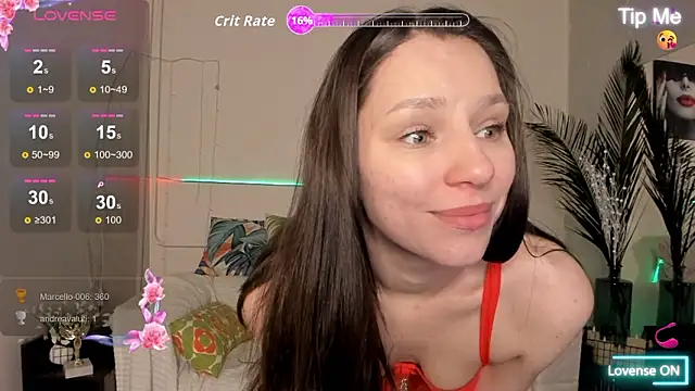 AliceW0ral élő XXX-chatje