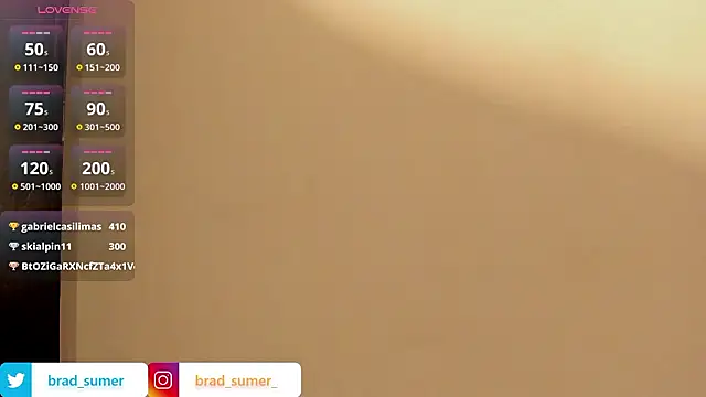 Brad_Summerのウェブカメラショー