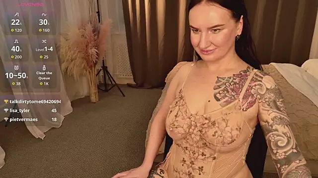 Chat +18 de JustGrace ao vivo