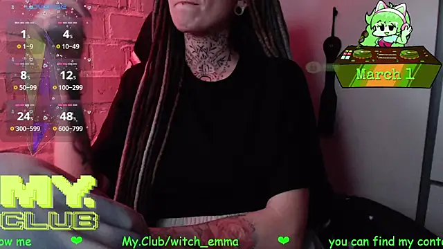 Czat XXX na żywo – Witch_Emma