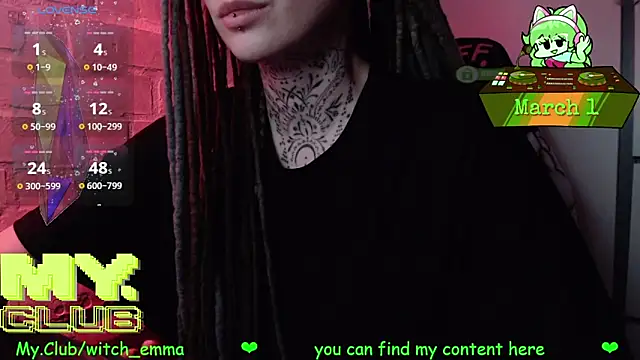 Witch_Emma Adlı Modelin Canlı XXX Sohbeti