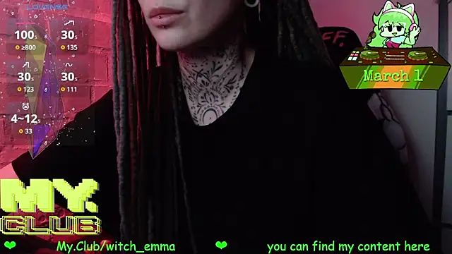 XXX chat uživo modela Witch_Emma