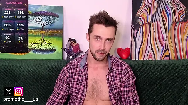 Promethe_us: διαδικτυακό σόου στην κάμερα