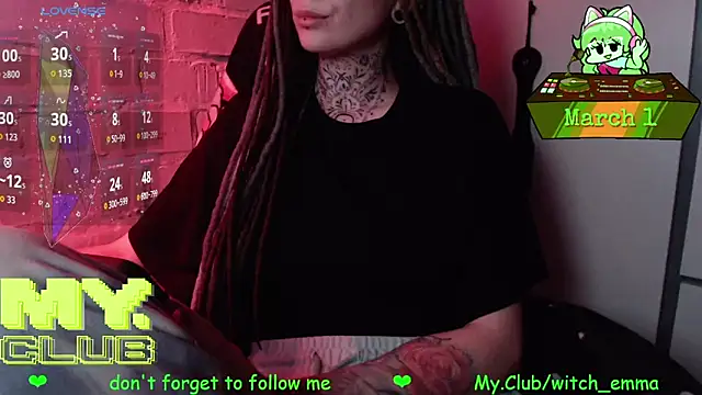 Chat XXX en directo de Witch_Emma