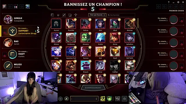 Show de CeriseLapine na webcam