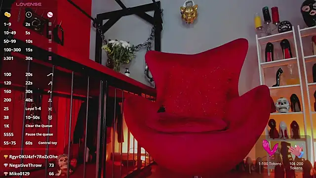 MistressAndre élő XXX-chatje