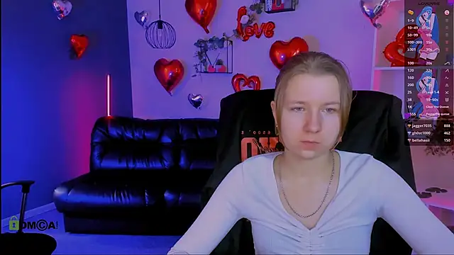 gloria_bubble élő XXX-chatje