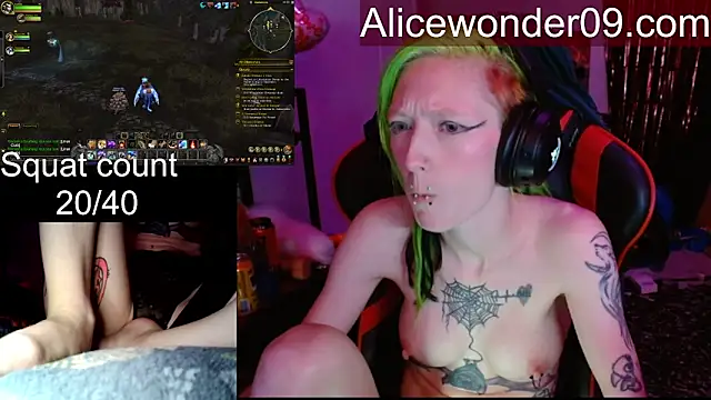 alicewonder09 élő XXX-chatje