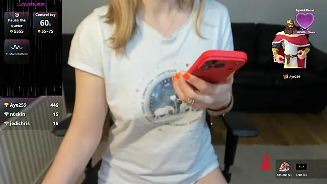 Chatroom XXX en direct de HornyNalia