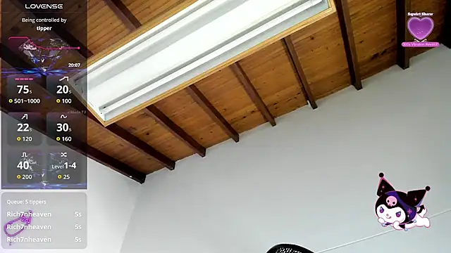 Show de Philipp-Jones na webcam