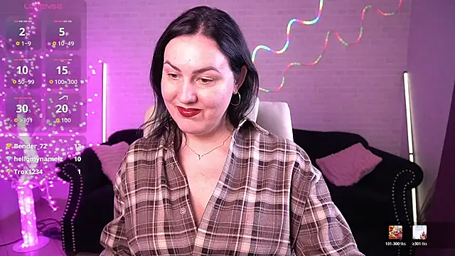 VelvetLuckのウェブカメラショー