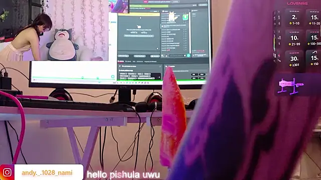 Nami_usagi élő XXX-chatje