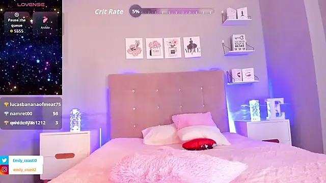 EmilyCoast-1 Webcam-Show