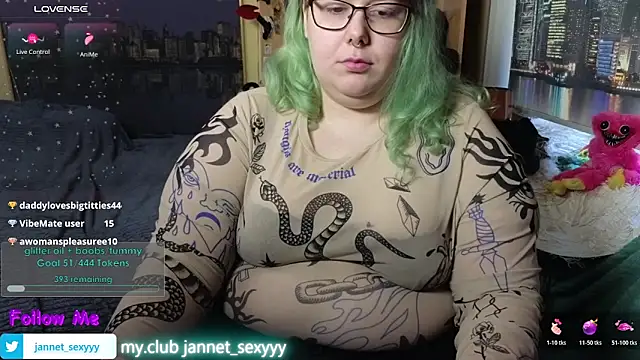 XXX chat uživo modela JannetPie