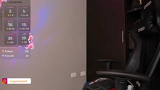 MeganDaviees Adlı Modelin Web Kamerası Şovu