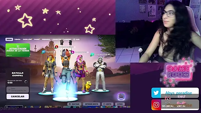 Živý XXX chat Abysparadise