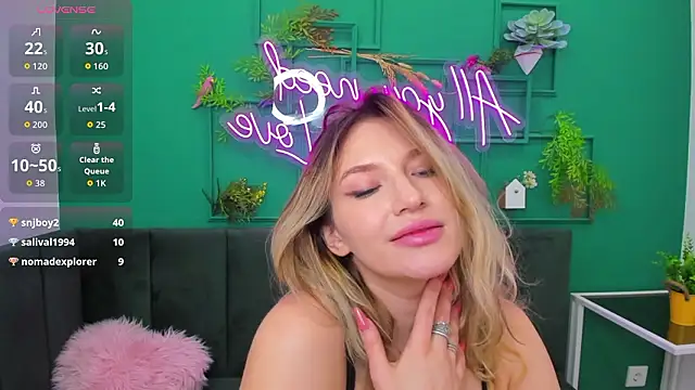 StellaAlluring élő XXX-chatje