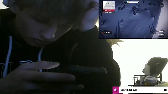 Show modela yourwhiteboy1 na web-kameri