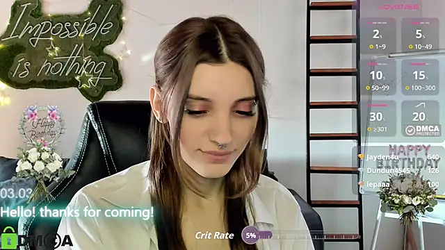 CherryBloom777 Adlı Modelin Canlı XXX Sohbeti