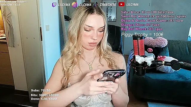 Chat +18 de cymaishere ao vivo