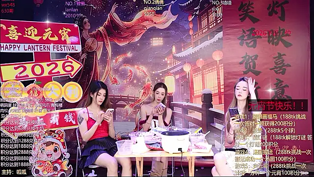 Show modela Bgirl-001 na web-kameri