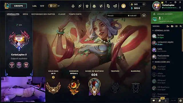 CeriseLapine Chat XXX in diretta