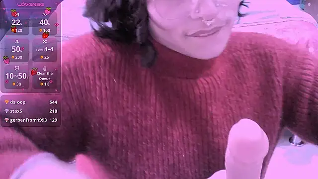 NinaYellow élő XXX-chatje