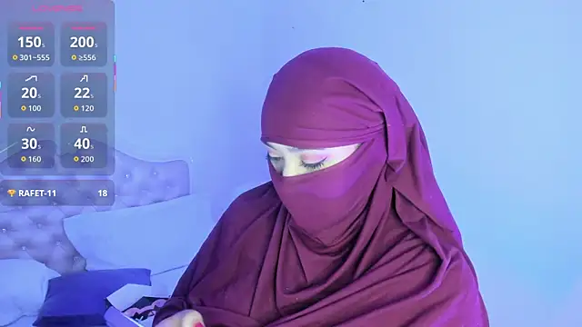 Show modela Samarahalsaud na web-kameri