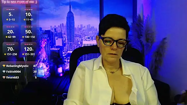 Show de ninarandmann na webcam