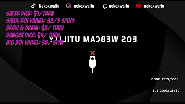 Živý XXX chat nekoxwaifu