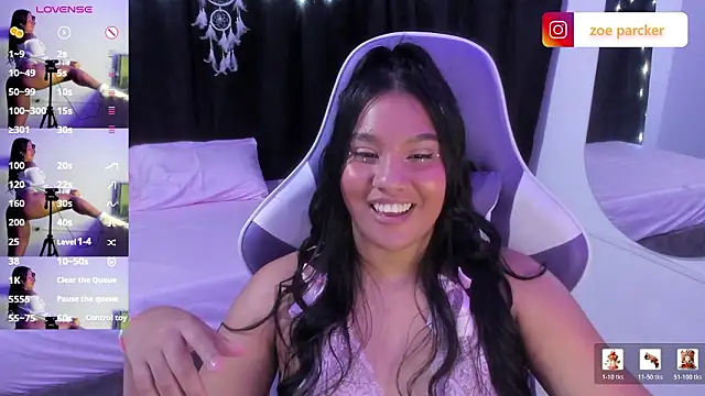 ZoeParcker élő XXX-chatje