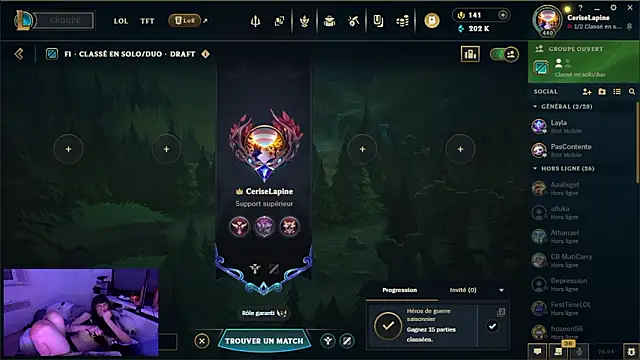 CeriseLapineのウェブカメラショー