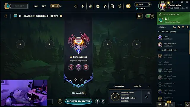 CeriseLapineのウェブカメラショー