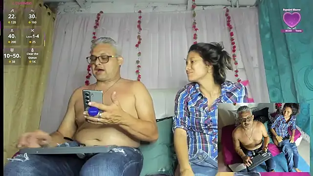 ANGELA_AND_BRACKのウェブカメラショー