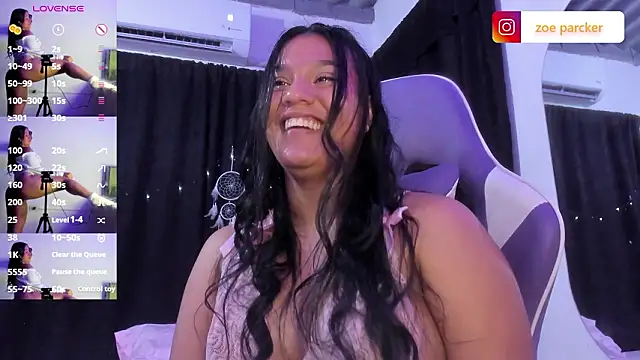 Chat +18 de ZoeParcker ao vivo